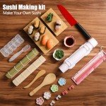 Sushi Making Kit with Japanese Knives & Tools