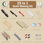 25-in-1 Deluxe Sushi Making Kit with Knife
