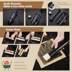 25-in-1 Deluxe Sushi Making Kit with Knife