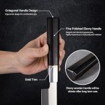 12" Sumteene Sushi Yanagiba Knife with Ebony Handle