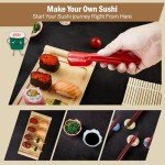 25-in-1 Deluxe Sushi Making Kit with Knife