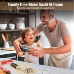 25-in-1 Deluxe Sushi Making Kit with Knife