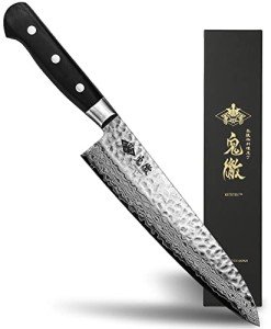 KITETSU 8" Damascus VG10 Japanese Chef Knife