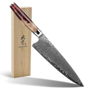 Tenkumun 8" VG-10 Damascus Gyutou Chef Knife