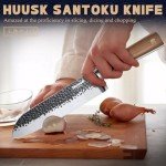 Huusk 7-Inch Santoku Knife – Japanese Kitchen Essential