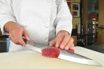 Mercer Culinary 12-Inch Sashimi Knife with Wood Handle