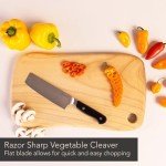 SKWARE 7" Nakiri Knife - Sharp Asian Kitchen Blade