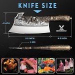 ROCOCO Heavy-Duty Dragon Butcher Cleaver Knife