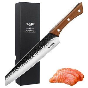 Huusk 8 Inch Hand-Forged Japanese Kiritsuke Knife