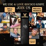 ROCOCO Heavy-Duty Dragon Butcher Cleaver Knife