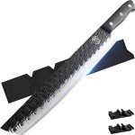 XYJ 11.5-Inch Japanese Chef Knife with Edge Guard