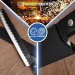 XYJ 11.5-Inch Japanese Chef Knife with Edge Guard