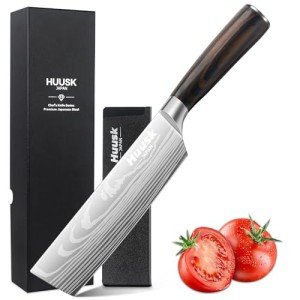 Huusk Nakiri Chef Knife - Super Sharp 6.8" Cleaver