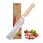 IGNITED CUTLERY 6.7" Nakiri Knife, Vibrant Colors