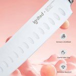 IGNITED CUTLERY 6.7" Nakiri Knife, Vibrant Colors