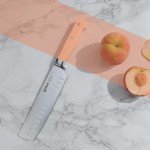 IGNITED CUTLERY 6.7" Nakiri Knife, Vibrant Colors