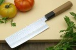 Yoshihiro VG10 6.5'' Nakiri Knife with Ambrosia Handle