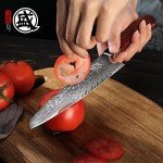 Mitsumoto Sakari 7.5 Inch Damascus Chef Knife