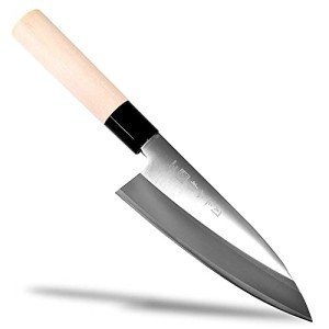 Seki Japan Sushi Chef Knife with Wooden Handle