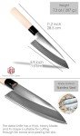 Seki Japan Sushi Chef Knife with Wooden Handle