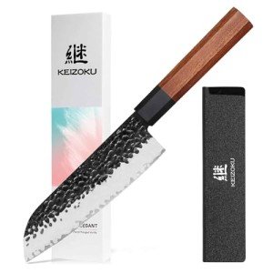 KEIZOKU 7-Inch Japanese Gyuto Santoku Knife
