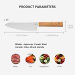 7-Inch Japanese Gyuto Knife with Yasuki Steel