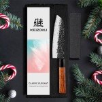 KEIZOKU 7-Inch Japanese Gyuto Santoku Knife
