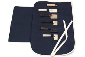 Yoshihiro Dark Navy Knife Pouch for Sushi Chefs