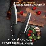 8-Inch Purple Dragon Japanese Butcher Knife