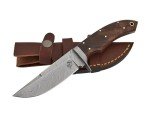 Handmade 9" Damascus Steel Straight-Spine Knife