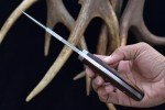 Handmade 9" Damascus Steel Straight-Spine Knife