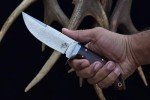 Handmade 9" Damascus Steel Straight-Spine Knife