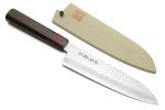 Yoshihiro VG-10 Damascus Santoku Knife – 46 Layers