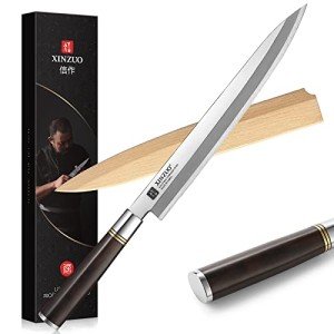 XINZUO 11" Yanagiba Sashimi Knife with Wooden Sheath