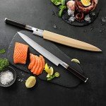 XINZUO 11" Yanagiba Sashimi Knife with Wooden Sheath