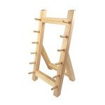 Japanese Wooden Knife Rest - 6 Layer Holder