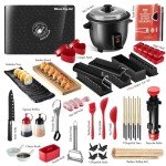 Ultimate 42-Piece Sushi Making Kit with Tools
