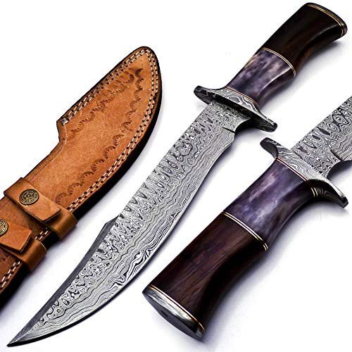 Nooraki BK-42 Damascus Steel Bowie Knife