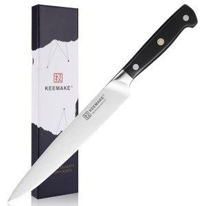 KEEMAKE 8-Inch High Carbon Meat Slicing Knife
