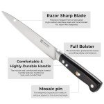 KEEMAKE 8-Inch High Carbon Meat Slicing Knife