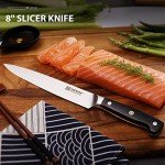 KEEMAKE 8-Inch High Carbon Meat Slicing Knife