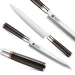 XINZUO 9.5-Inch Yanagiba Knife with Ebony Handle