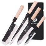 Left-Handed 4-Piece Japanese Knife Set