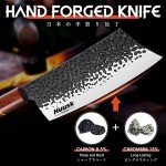 Huusk 6.7" Hand Forged Japanese Cleaver Knife