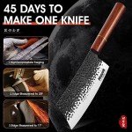 Huusk 6.7" Hand Forged Japanese Cleaver Knife