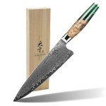 Tenkumun 8-Inch VG-10 Damascus Gyutou Knife