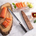Cangshan HAKU 8-Inch Sashimi Knife - Damascus Steel