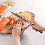 Cangshan HAKU 8-Inch Sashimi Knife - Damascus Steel
