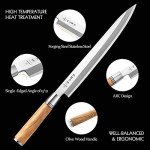 HEZHEN 270mm Yanagiba Knife, Japanese Style Sushi Knife