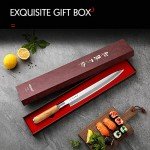 HEZHEN 270mm Yanagiba Knife, Japanese Style Sushi Knife